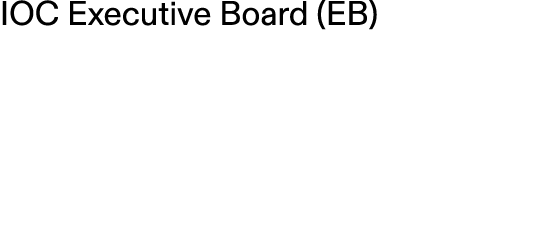 IOC Executive Board (EB) 