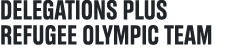 delegations plus refugee olympic team