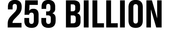 253 billion