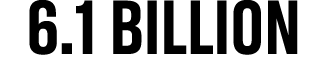 6.1 billion