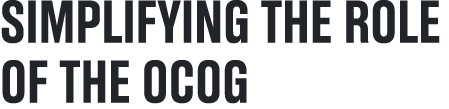 Simplifying the Role of the OCOG