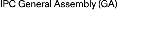 IPC General Assembly (GA) 