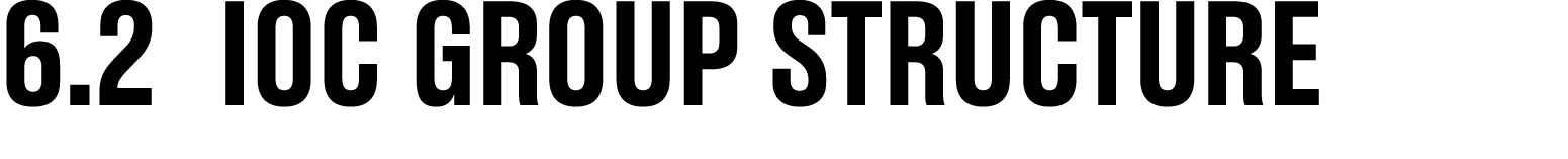 6.2 IOC Group structure