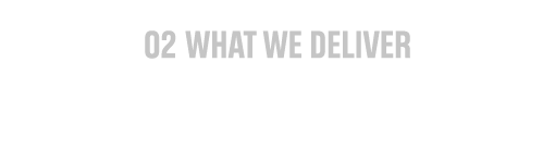 02 what we deliver