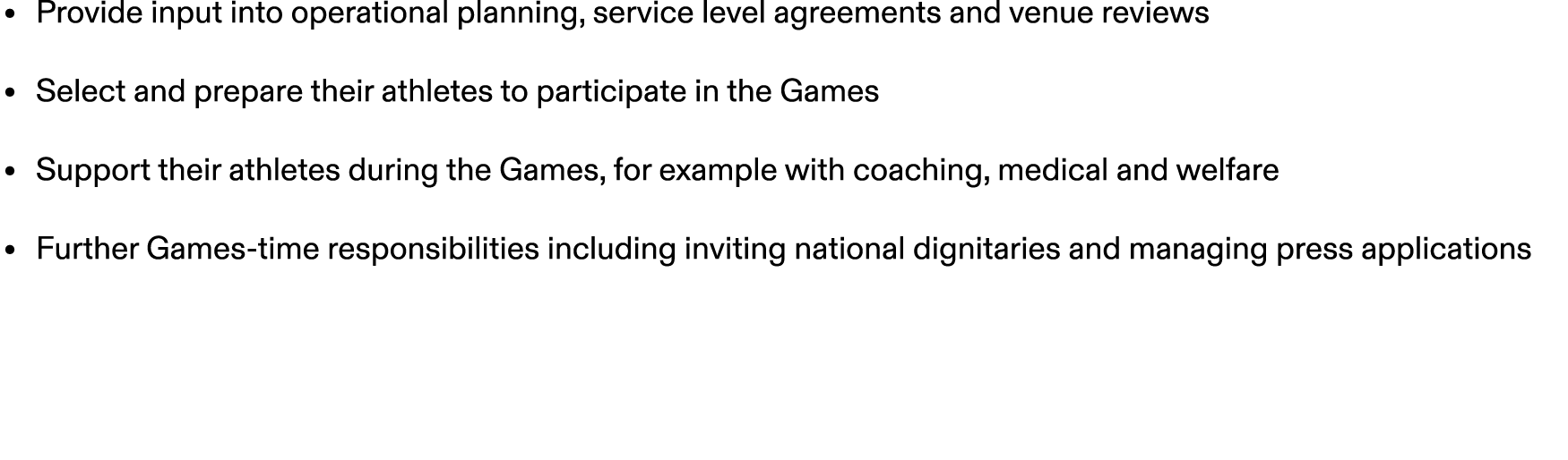 • Provide input into operational planning, service level agreements and venue reviews • Select and prepare their athl...